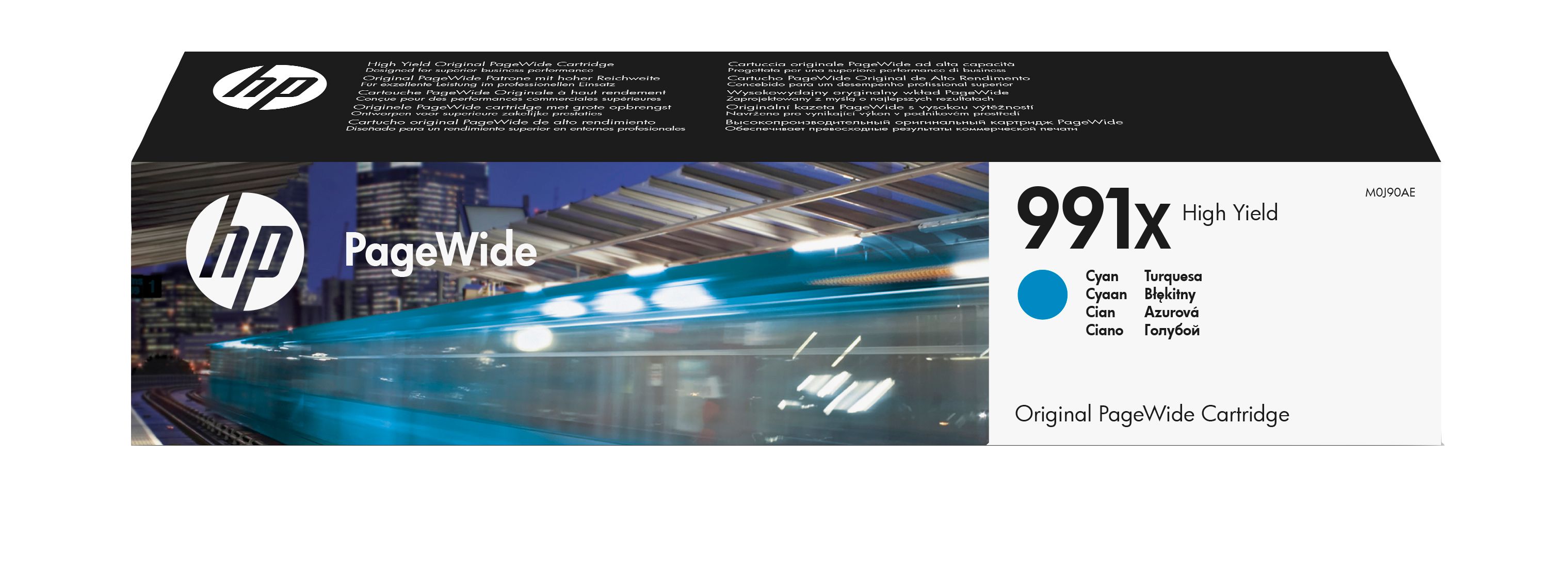 HP 991X Cyan Original PageWide Patrone mit hoher Reichweite