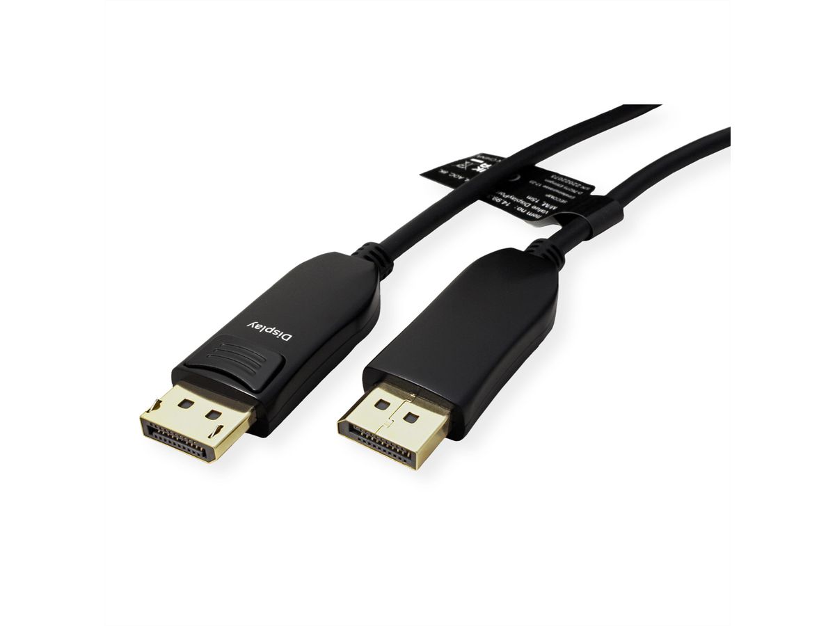 VALUE DisplayPort v1.4 Kabel (AOC), ST/ST, 50 m