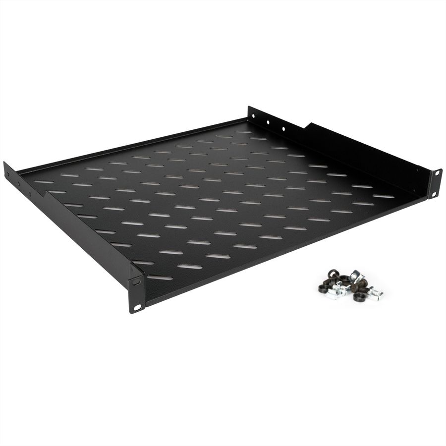 ROLINE 19-Zoll Fachboden 1 HE 400 T, 15kg Tragkraft schwarz