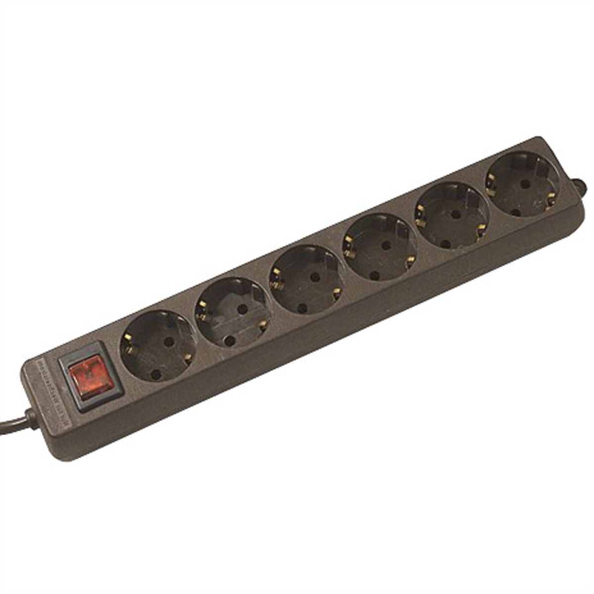 BACHMANN SELLY Steckdosenleiste 6x Schutzkontakt, Schalter 
