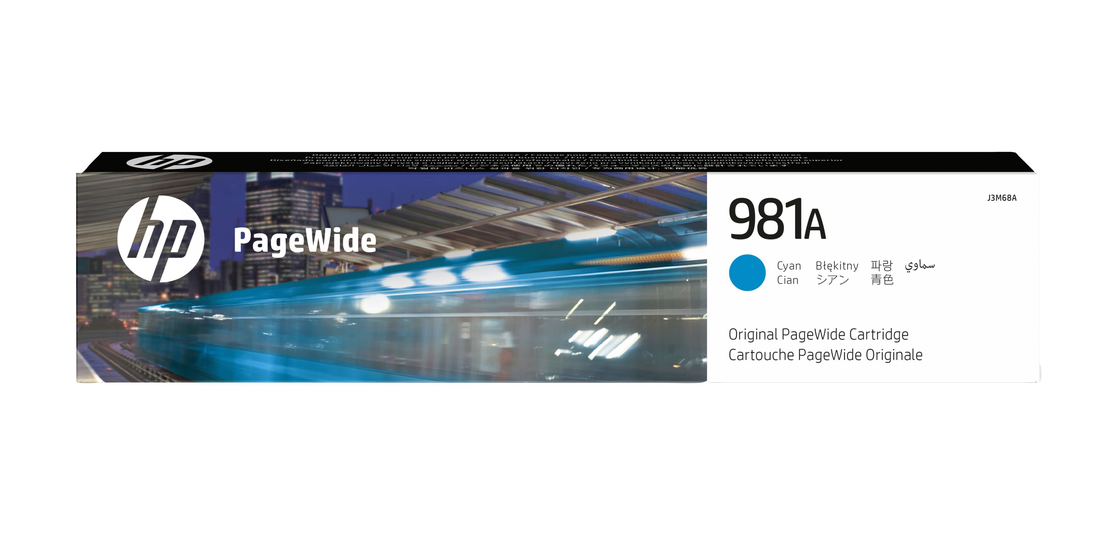 HP 981A Cyan Original PageWide Druckerpatrone