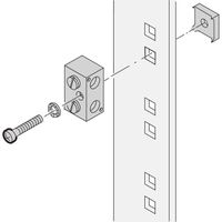 SCHROFF Erdungsklemme inkl. Befestigungsmaterial - ERDUNGSKLEMME 100MM