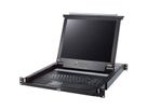 ATEN CL1000M KVM-Konsole, 43cm LCD, VGA, PS/2, UK-Layout