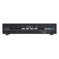 ATEN CS1144DP4C 4-Port USB DisplayPort Dual Display Secure KVM Switch, mit CAC