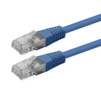 ROLINE Patchkabel Cat.6 (Class E), UTP, PoE, blau, 0,3 m