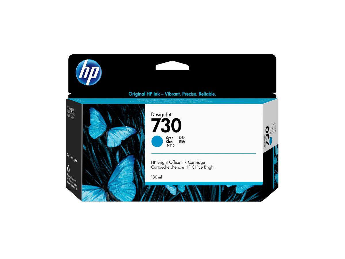 HP 730 DesignJet Druckerpatrone Cyan 130 ml