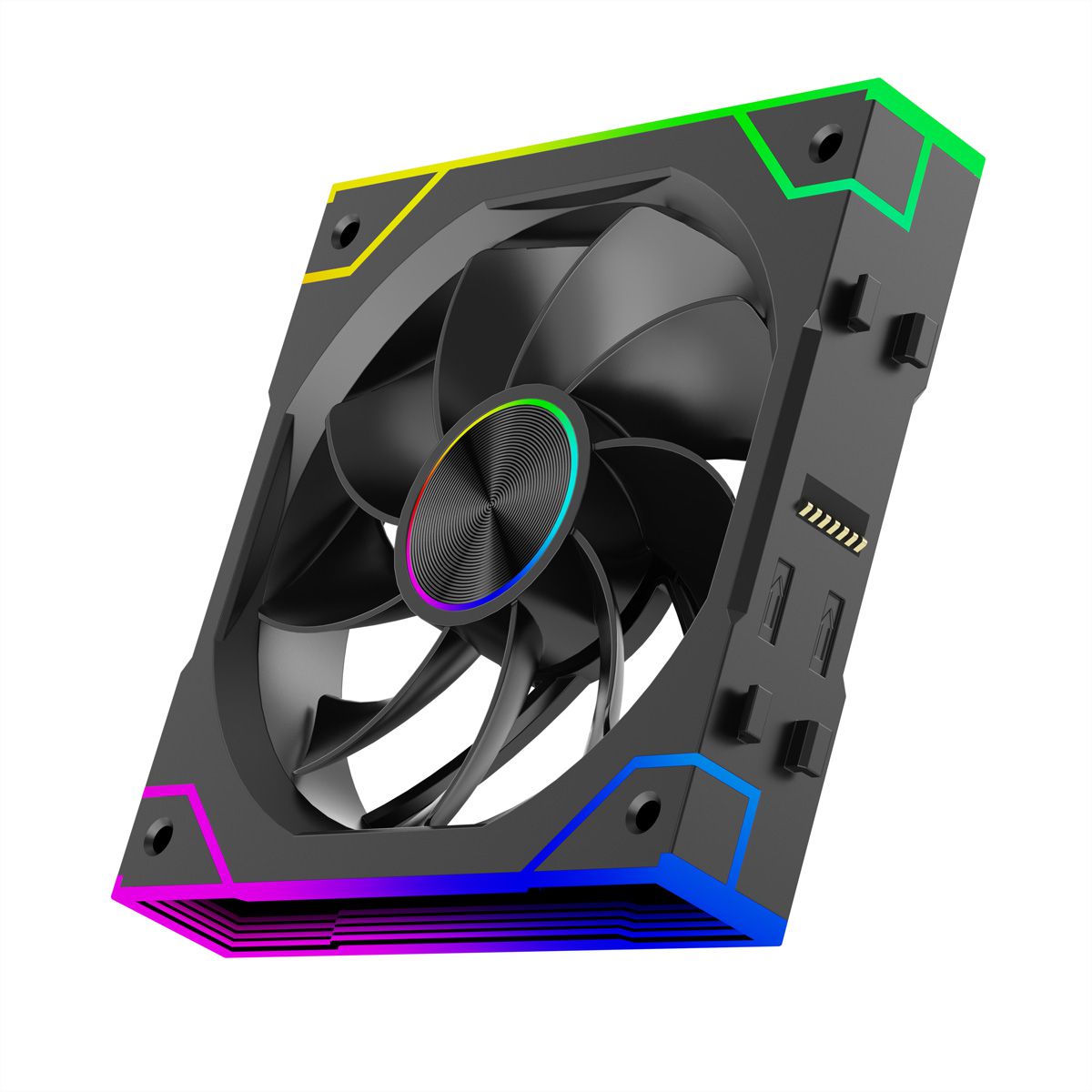 XILENCE Gaming Series XF073 ARGB Lüfter 3er Pack, XPF360R.ARGB Reverse Fan Design