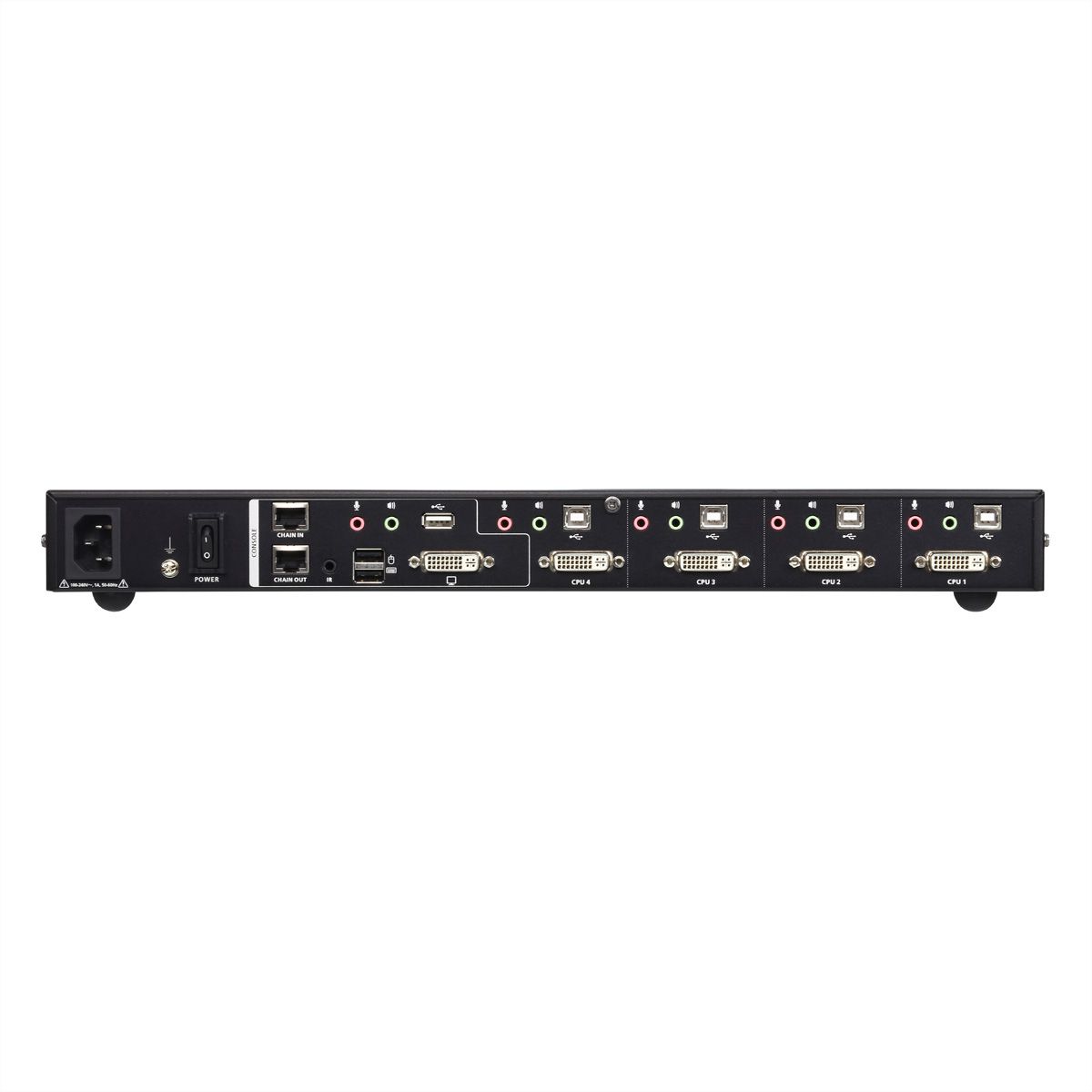 ATEN CM1164A 4-Port USB DVI Multi-View KVMP Switch