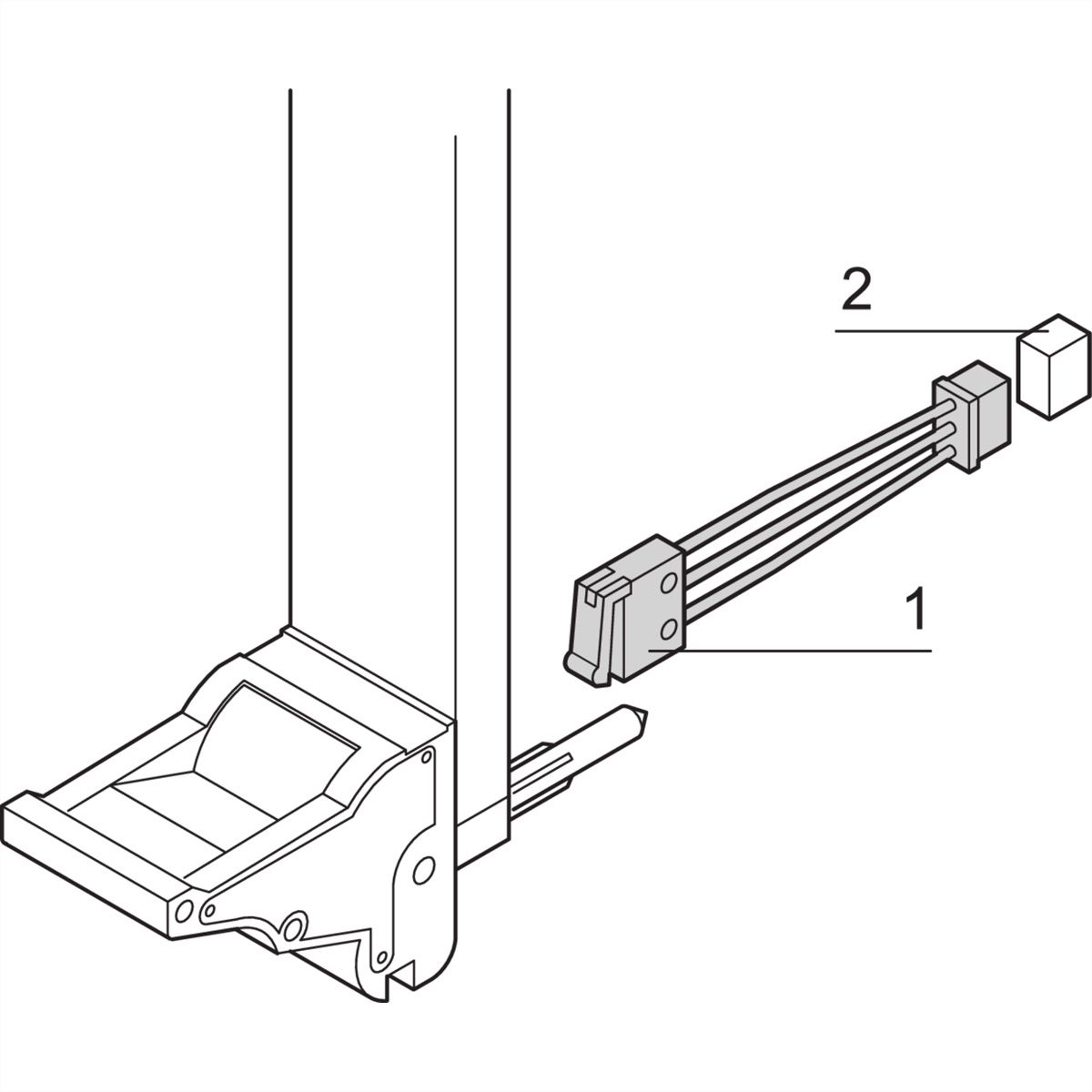 SCHROFF Mikroschalter für Griffe, CompactPCI-/VME64x- Anwendung - MIKROSCHALTER M.KABEL 10STK