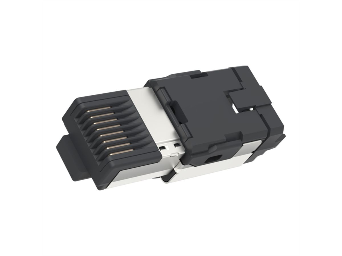 METZ CONNECT C6A RJ45 field plug ultra short