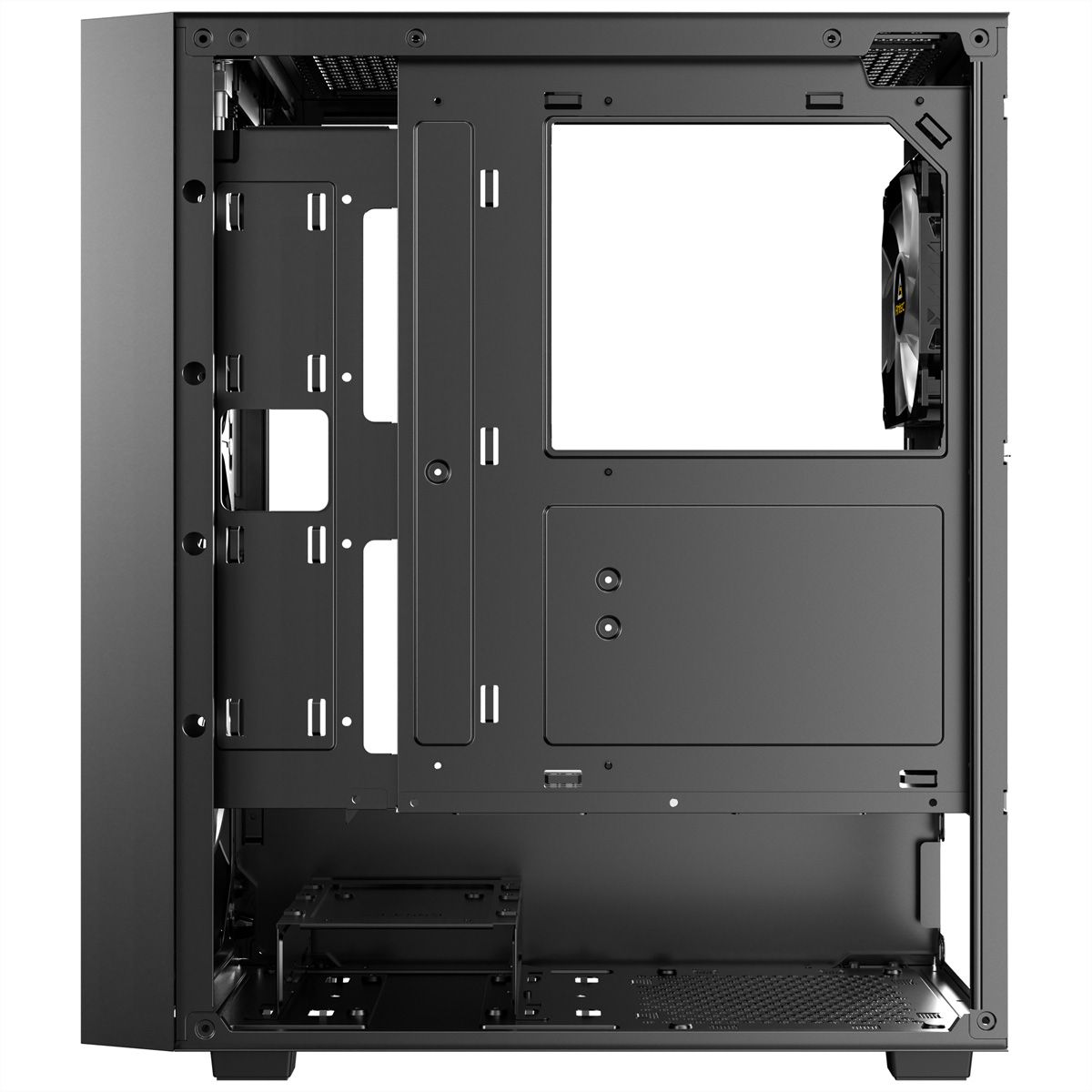 ANTEC AX65 ARGB PC Gehäuse Midi Tower Gaming ATX, schwarz