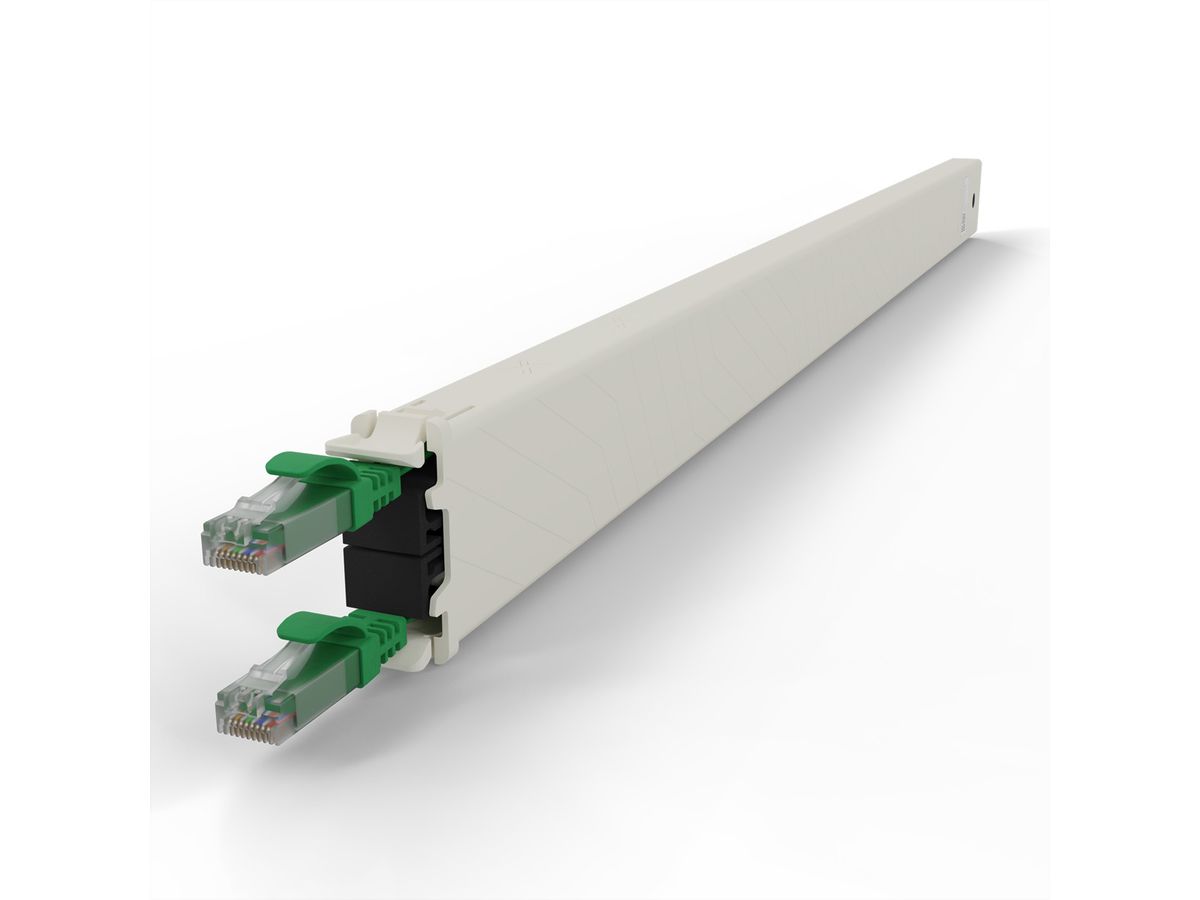 patchbox.one Kassette 30RU UTP grün Cat.6a 1,8m