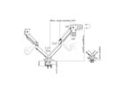 ROLINE LCD-Doppelarm, Tischmontage, Gasfeder, je 5 Gelenke, , bis 2x 15 kg, bis 35"