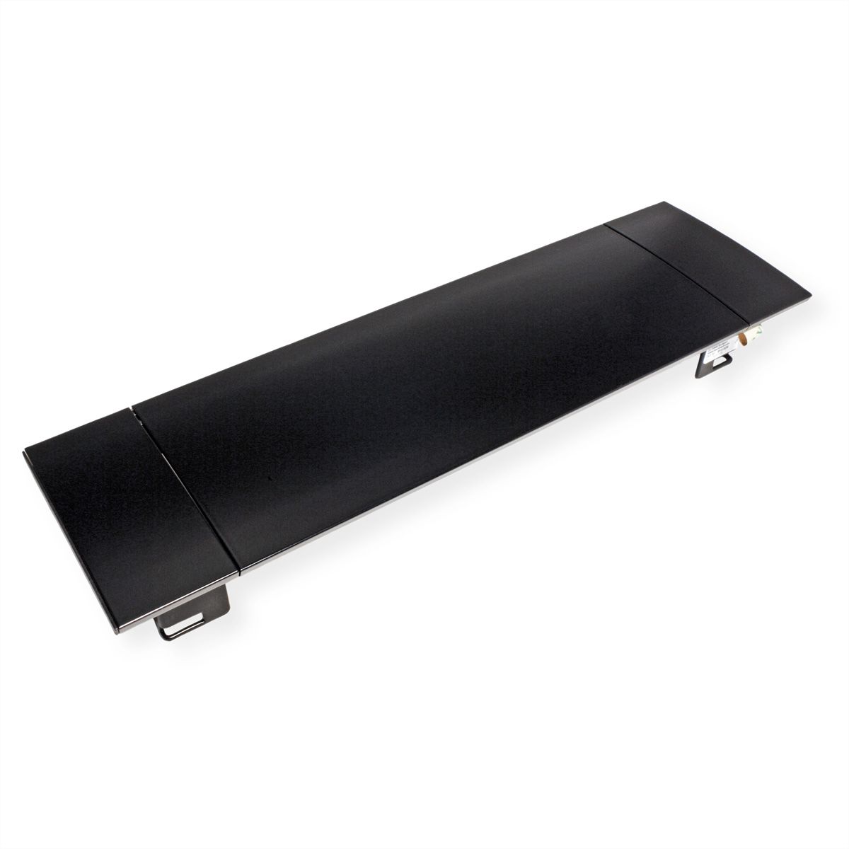 BACHMANN POWER FRAME COVER schwarz ALU 4-fach RAL9005