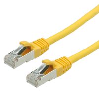 VALUE Patchkabel Cat.6 (Class E) S/FTP (PiMF), LSOH, gelb, 10 m