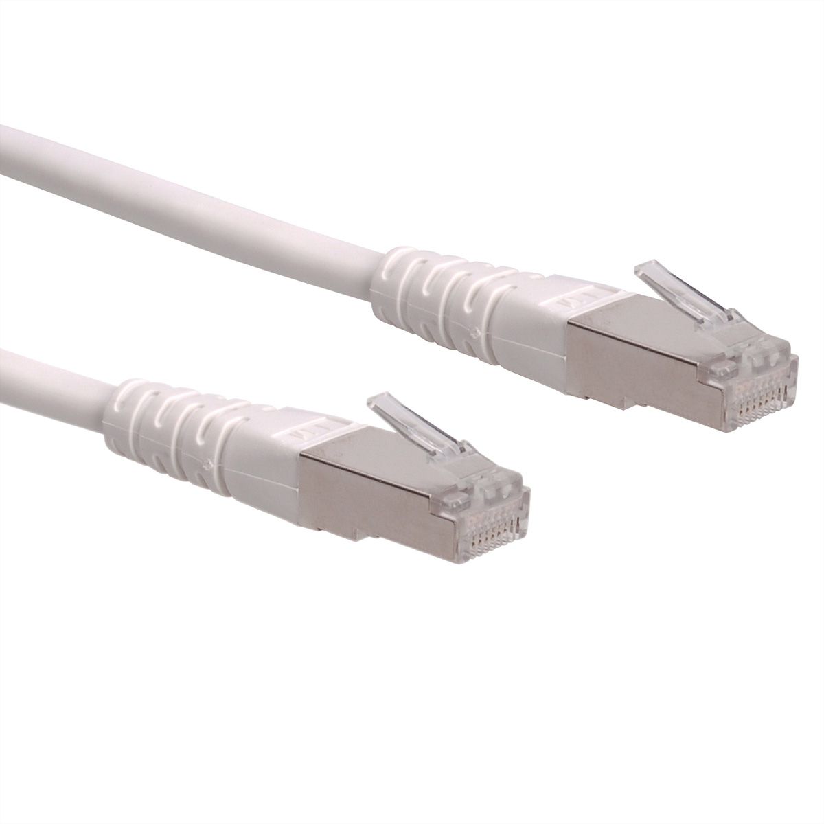 ROLINE Patchkabel Cat.6 (Class E) S/FTP (PiMF), weiß, 10 m