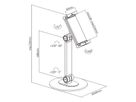 VALUE Universal-Tablet-Tischständer, solider Standfuß