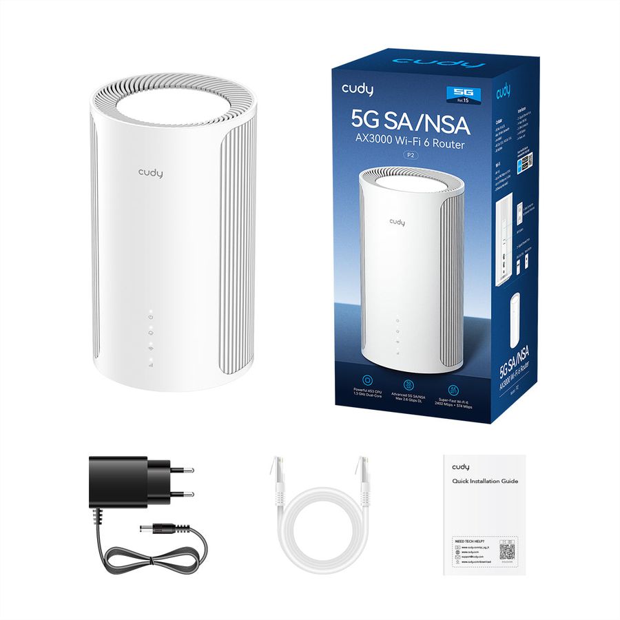 CUDY P2 AX3000 Wi-Fi 6 5G Router