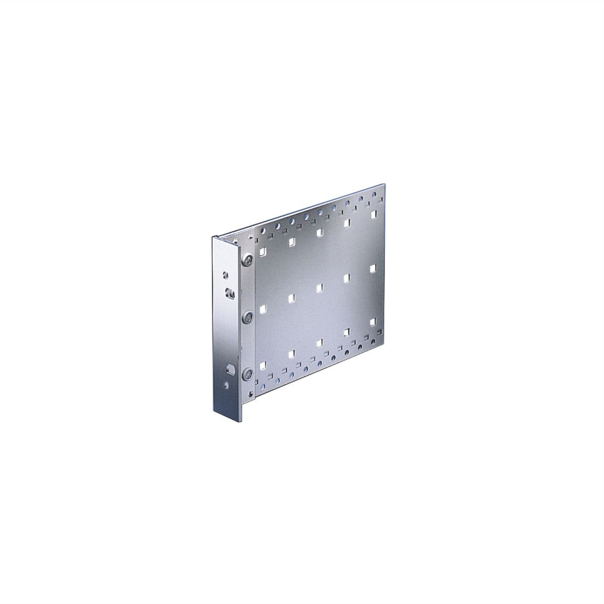 SCHROFF Seitenwand Typ H für Edelstahldichtung - SEITENWD.H 6HE 175T M.GR.2ST