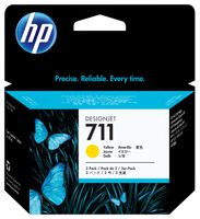 HP 711 3er-Pack Gelb DesignJet Tintenpatronen, 29 ml
