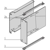 SCHROFF Laufwerkkassetten HD 1 x 3 1/2", 3 HE vertikal - LAUFWERKKASS.3HE 8TE 1X3,5"