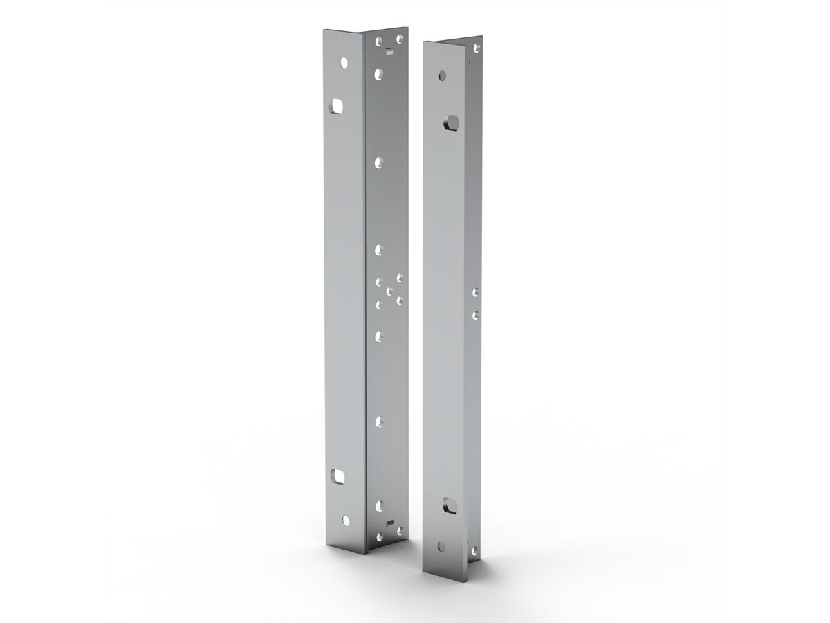 SCHROFF 19''-Winkel Typ F mit Grifflöchern für Edelstahldichtung - 19"WINKEL 6HE M.GR. 2STK