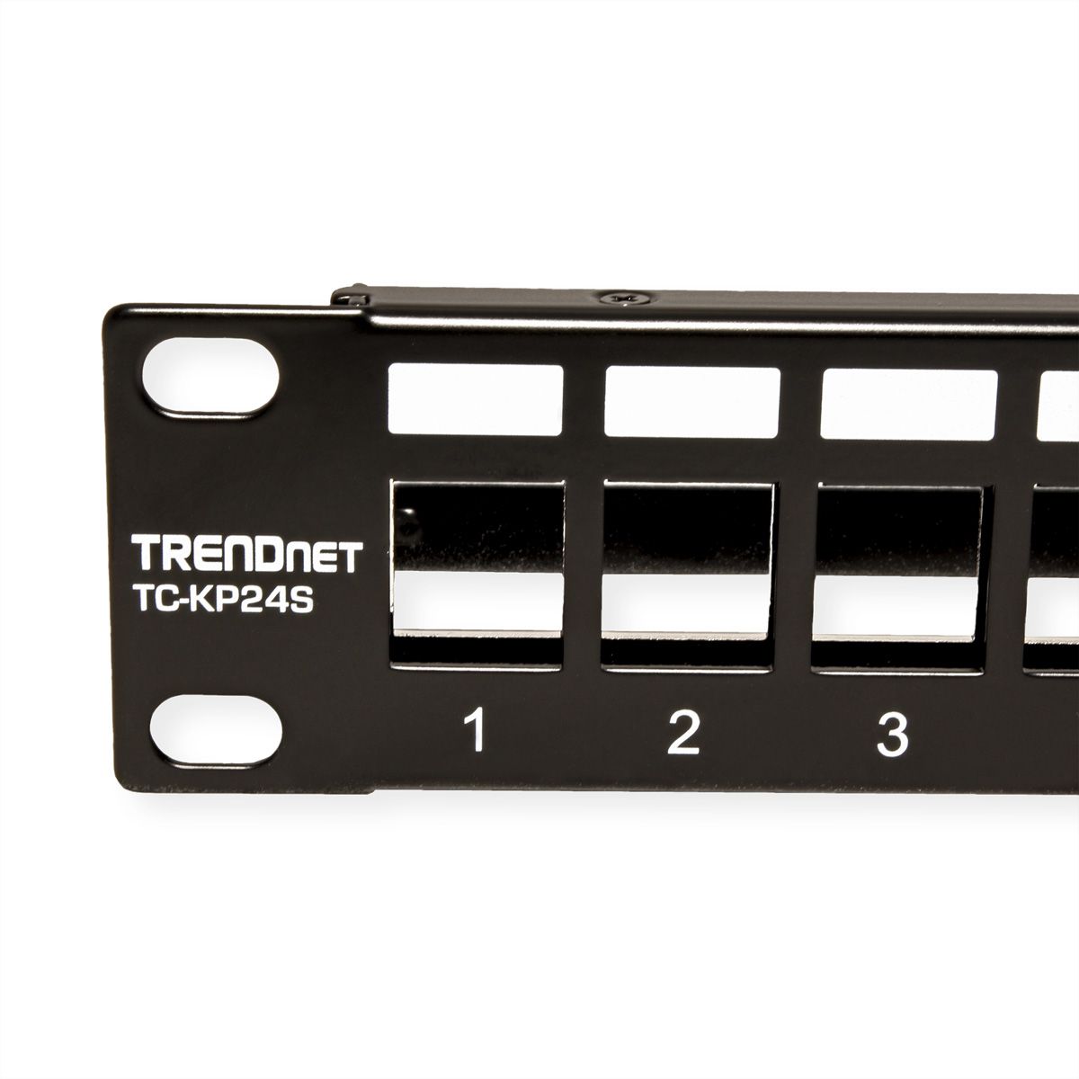 TRENDnet TC-KP24S Patch Panel, 24-Port Blank Keystone Shielded  1U