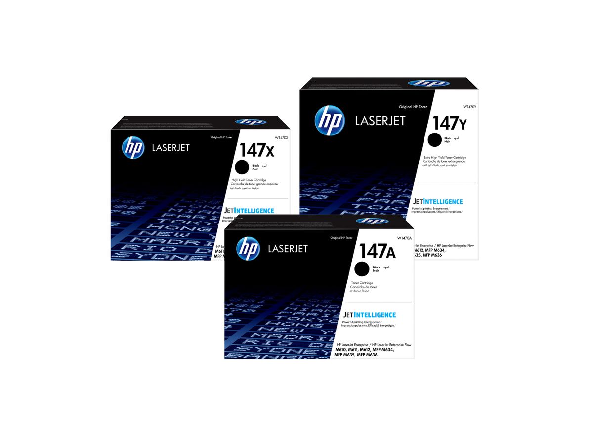 HP 147Y Schwarz Original LaserJet Tonerkartusche mit sehr hoher Reichweite