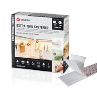 VELCRO® Extra Thin Fastener 5m Hakenband 5m Flauschband, Haken & Flausch 20mm  weiß