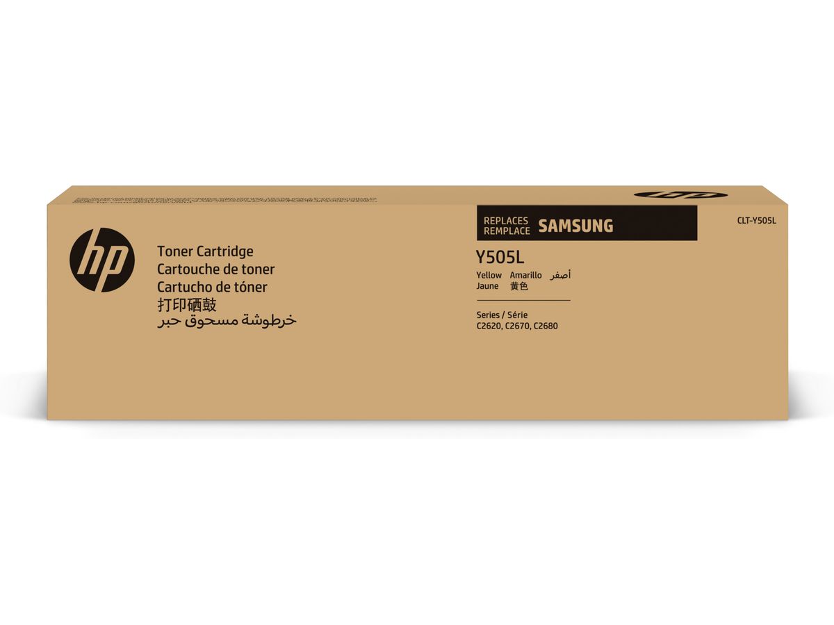 Samsung CLT-Y505L Gelb Original Tonerkartusche mit hoher Reichweite