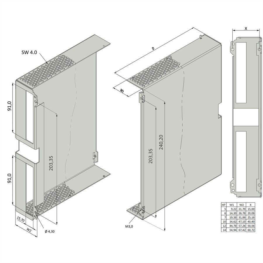 SCHROFF KAS HAUBE 6HE 7TE 167T