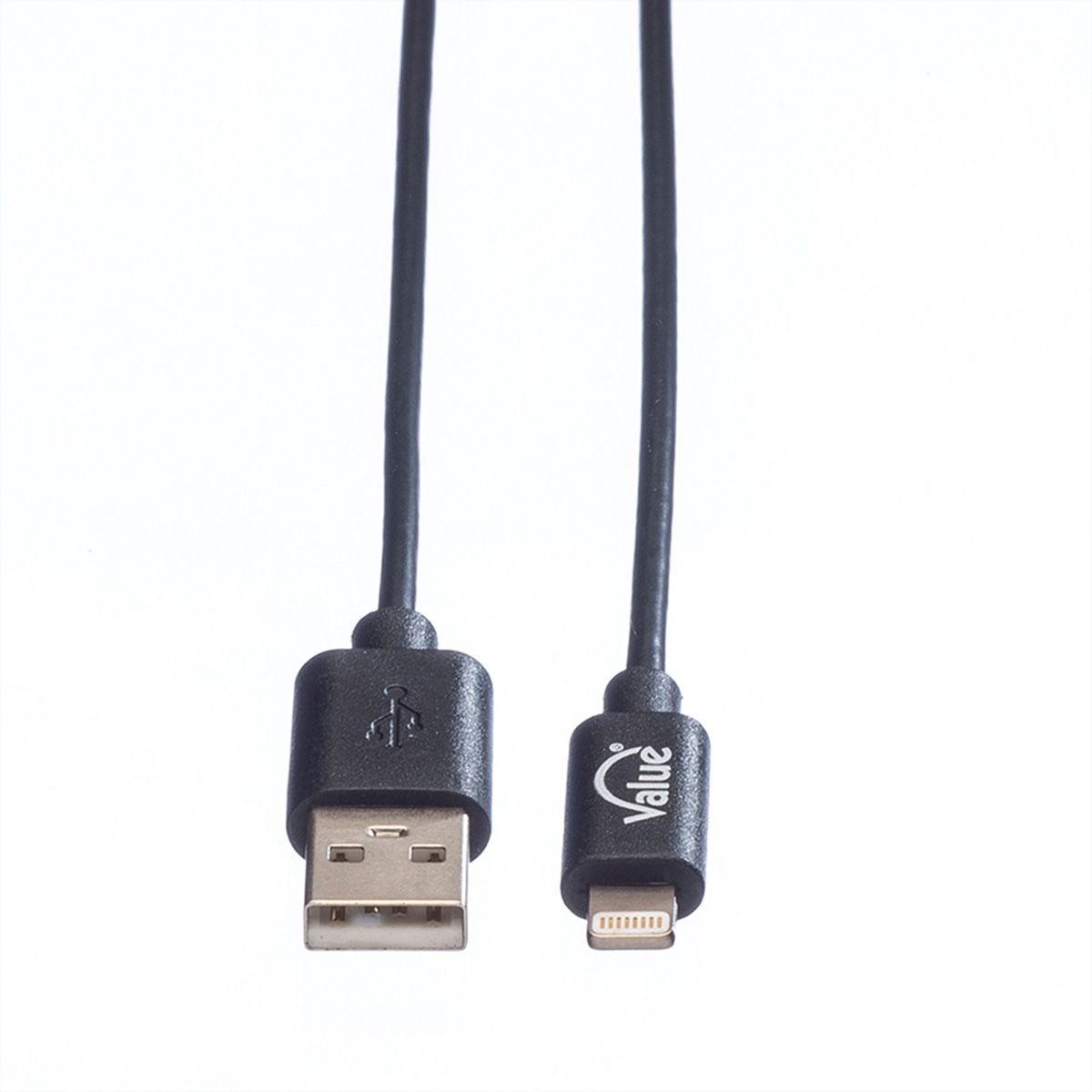 VALUE USB 2.0 Sync- & Ladekabel mit 8pin-Anschluss, 1 m