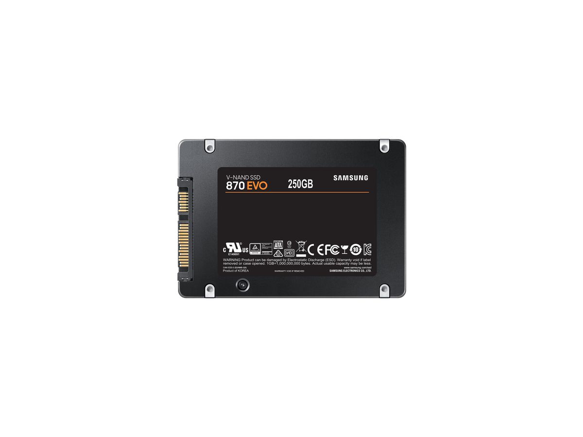 Samsung 870 EVO 2.5" 250 GB Serial ATA III V-NAND