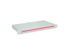 TELEGÄRTNER BASIS eco LWL-Panel mit Kupplungen, 24x LC Duplex, violett, OM4