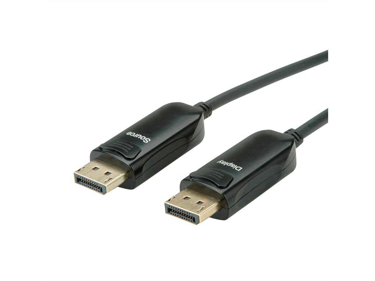 ROLINE DisplayPort v1.4 Kabel (AOC), ST/ST, 15 m