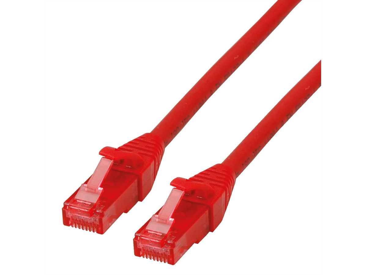 ROLINE Patchkabel Kat.6 UTP, Component Level, LSOH, rot, 3 m
