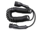 ROLINE E-Auto Ladekabel Typ2, 1-phasig, 250VAC (1P+N+E), 32 A, 7,4 kW, Spiralkabel, 7,5 m
