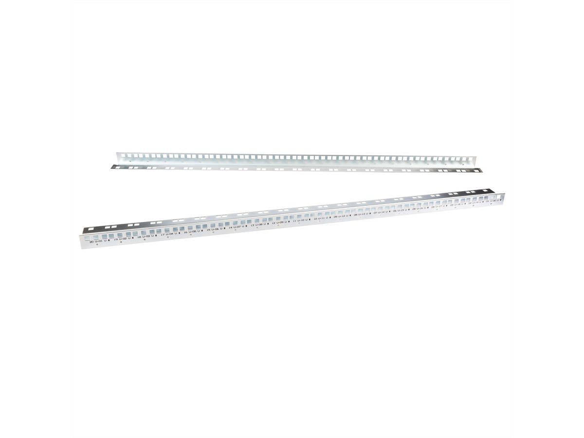 ROLINE 19-Zoll Profilschienen 7 HE, für outdoor Wandgehäuse Pro