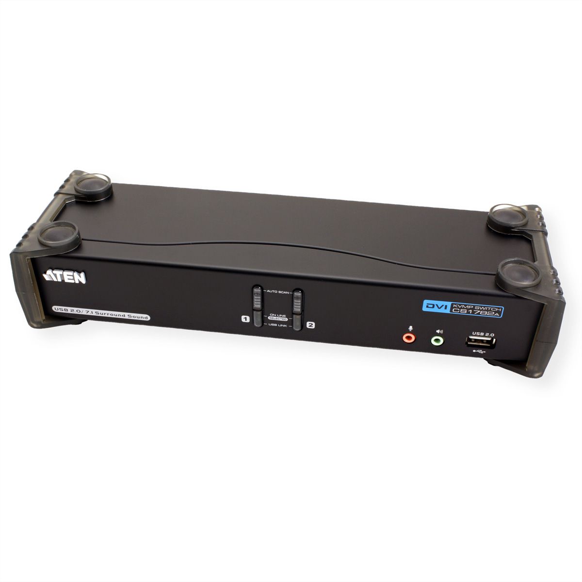 ATEN CS1782A KVM Switch Dual-Link DVI, USB, Audio, 2 Ports