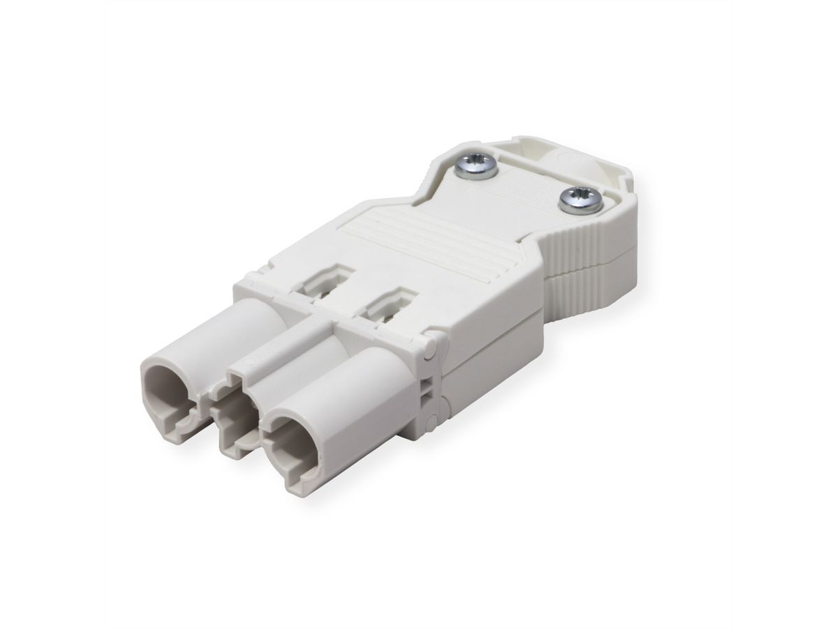 BACHMANN Gerätestecker GST18/3 weiss