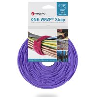 VELCRO® One Wrap® Strap 20mm x 230mm, 100 Stück, violett