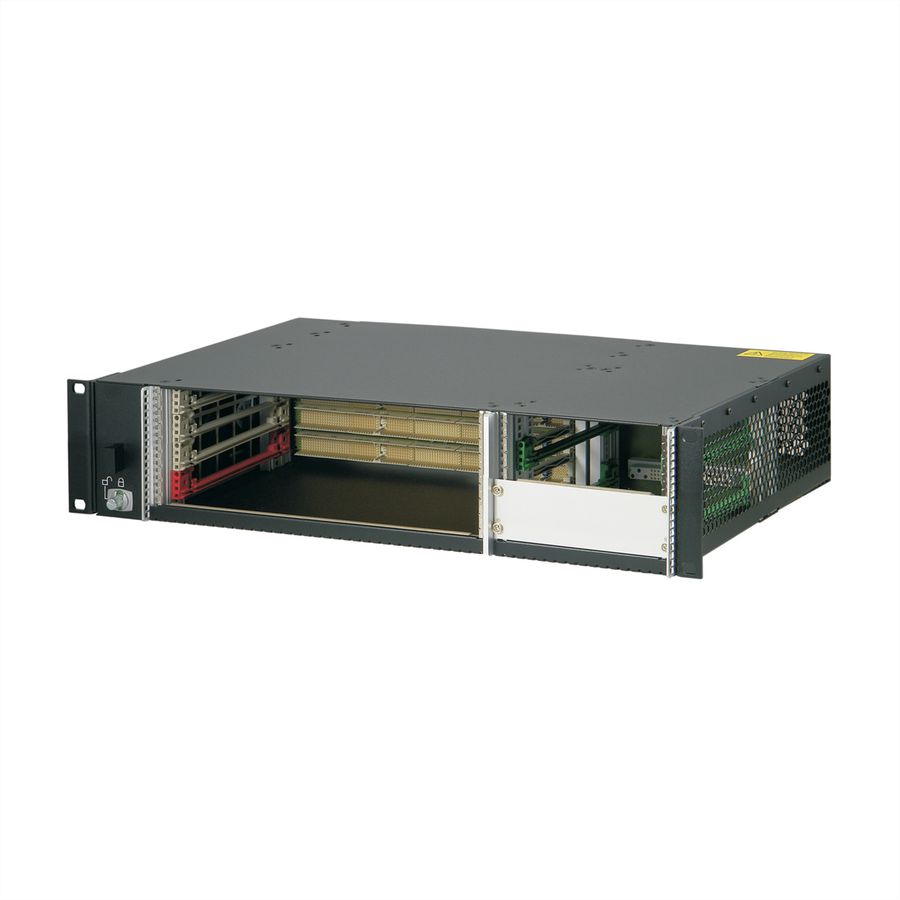 SCHROFF 2 HE, 4 Slot, mit Rear I/O, für 19"-Netzgerät - BGTR 2HE 275T 4SL CPCI 19"