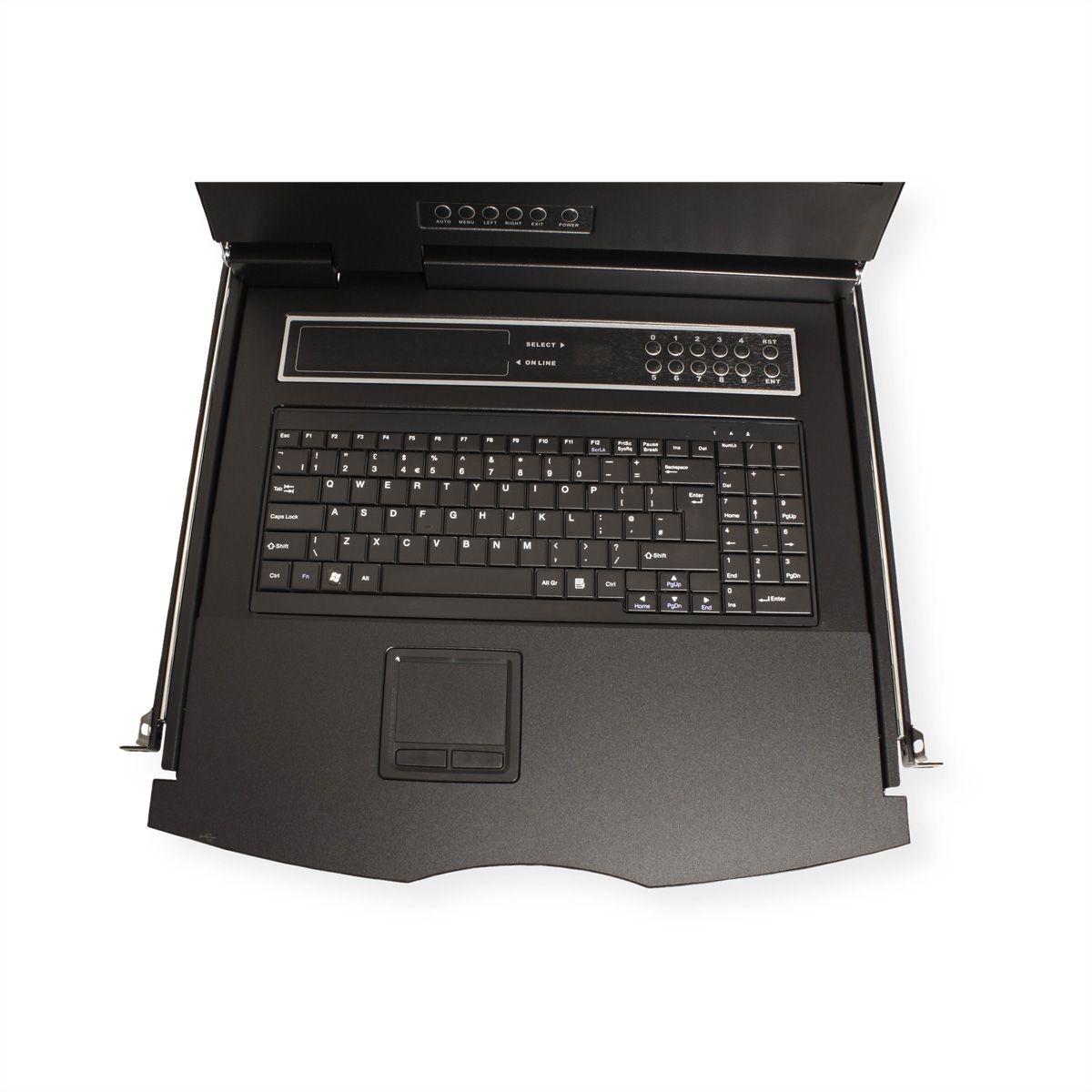 VALUE 19-Zoll-KVM-Konsole, 48 cm (19") TFT (16:9), VGA, USB, UK-Layout