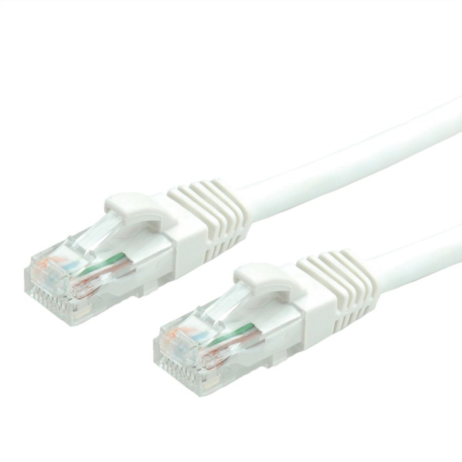 VALUE Patchkabel Cat.6A (Class EA) UTP, weiß, 7 m