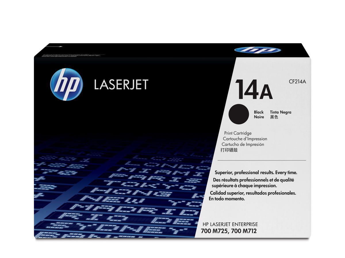 HP 14A Schwarz Original LaserJet Tonerkartusche