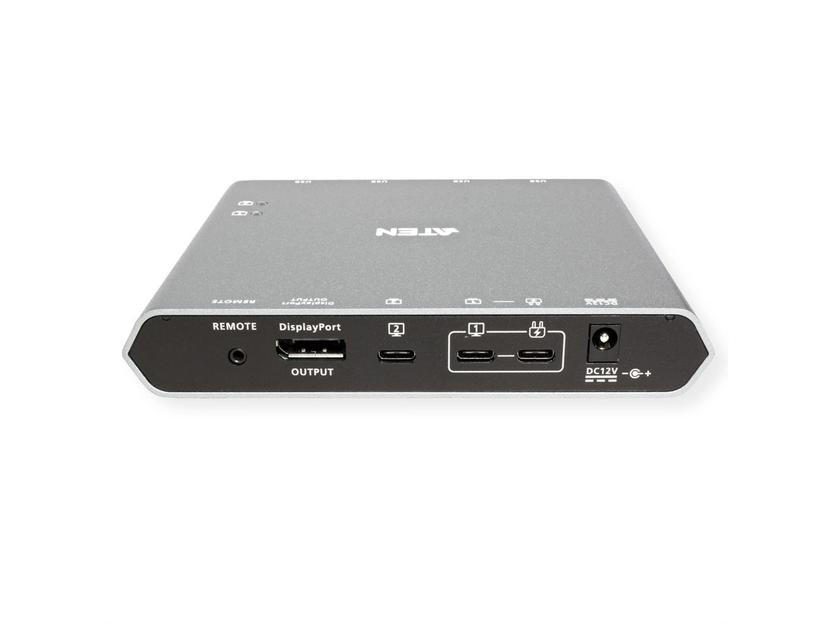 ATEN US3311 2-Port USB-C 4K DisplayPort KVM Dock