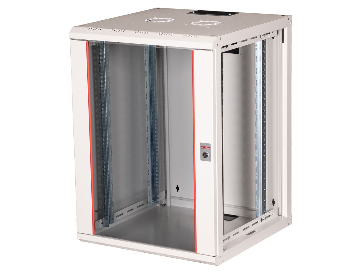 ROLINE 19-Zoll Wandgehäuse Pro 16 HE, 600x600 BxT grau