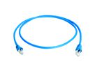 TELEGÄRTNER Mini patch cord S/FTP Cat.6A, MP8 FS500, LSZH, 1:1, blau, 1,5 m