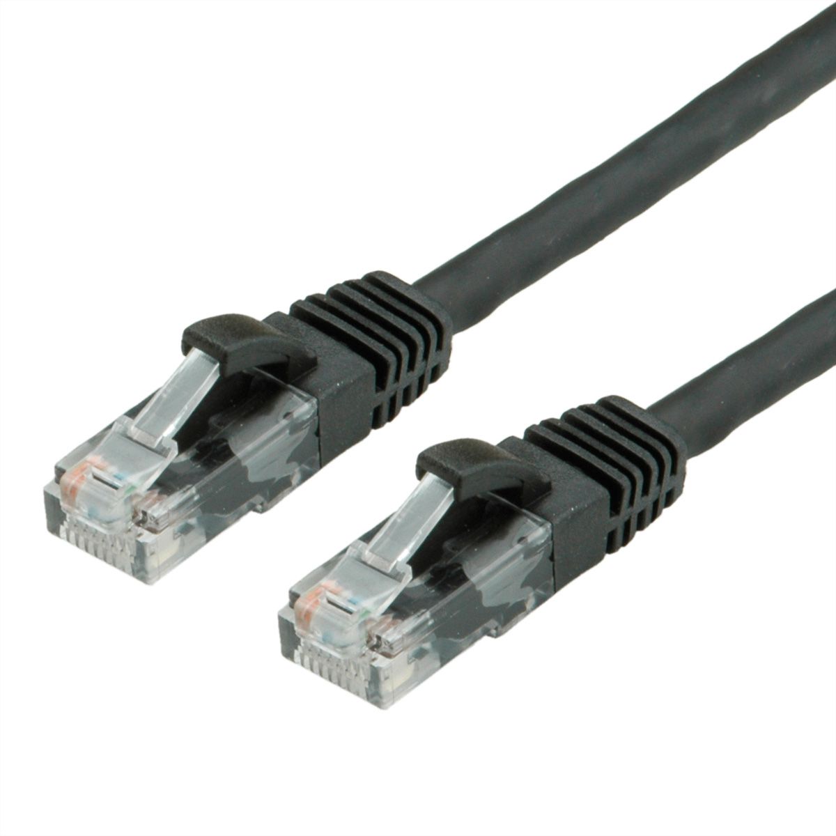 VALUE Patchkabel Cat.6 (Class E) UTP, LSOH, schwarz, 1 m
