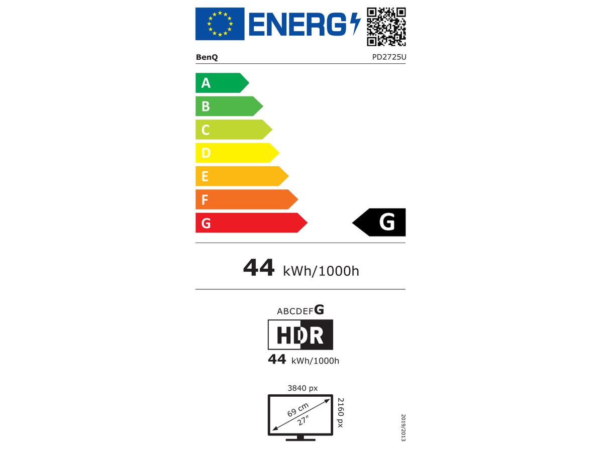 Benq PD2725U 68,6 cm (27 Zoll) 3840 x 2160 Pixel 4K Ultra HD LED Schwarz